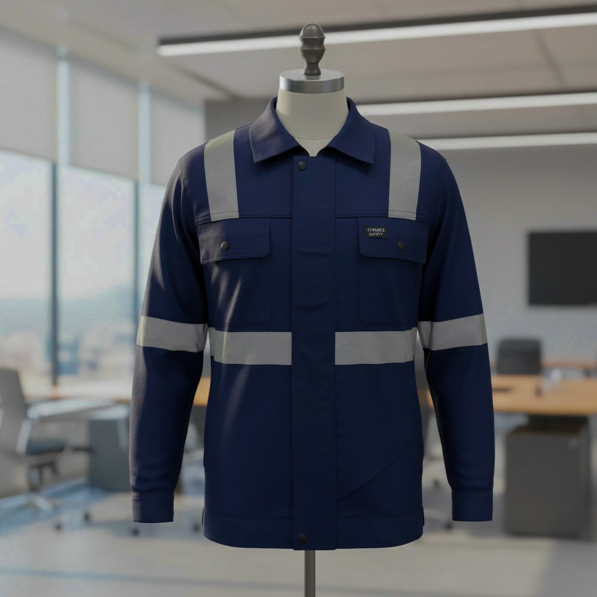 etmacs navy blue coverall